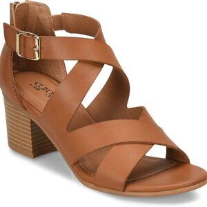EUROSOFT Aleah Leather Strappy Gladiator Sandals